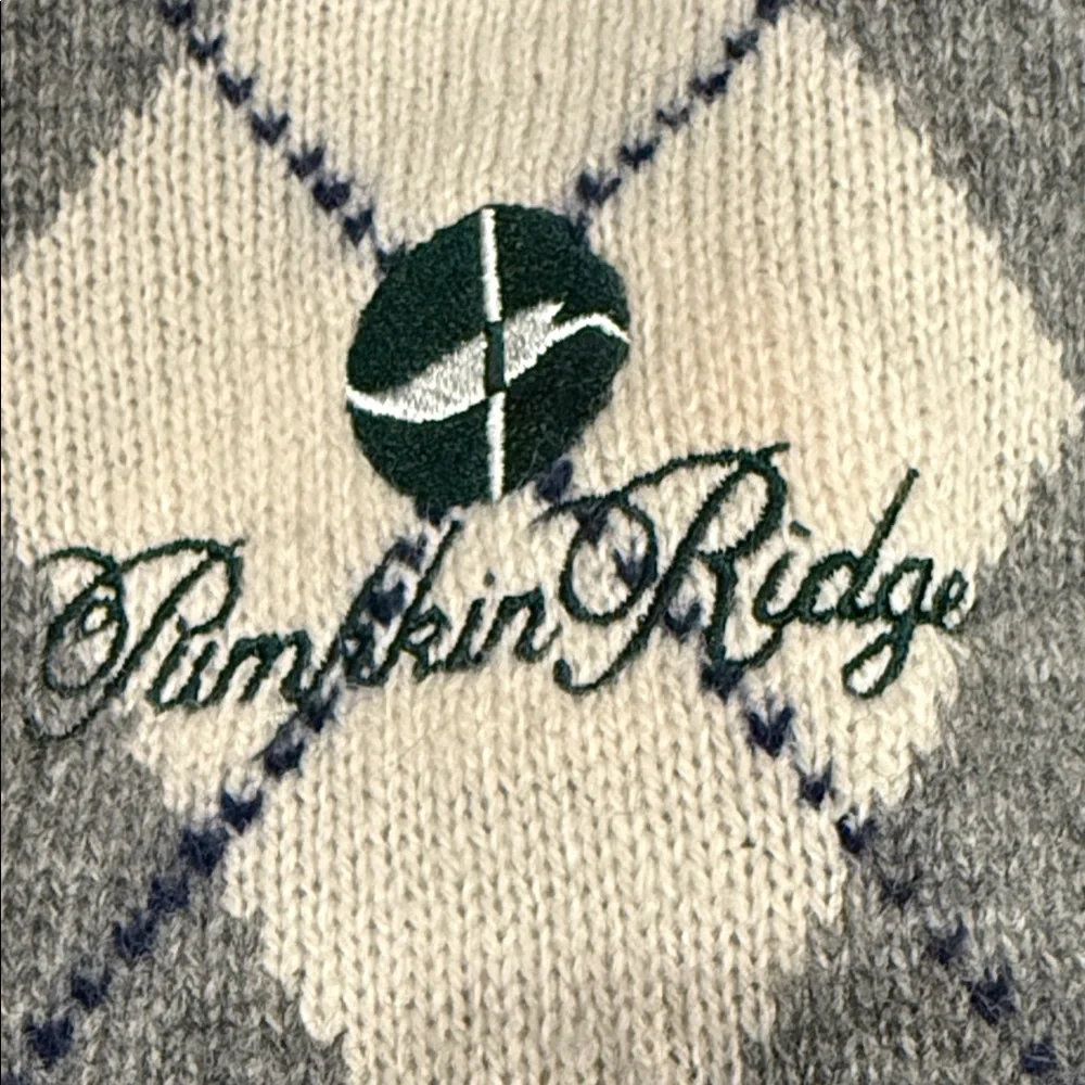 Polo Golf Ralph Lauren Pumpkin Ridge Lambswool Argyle Sweater Vest XL